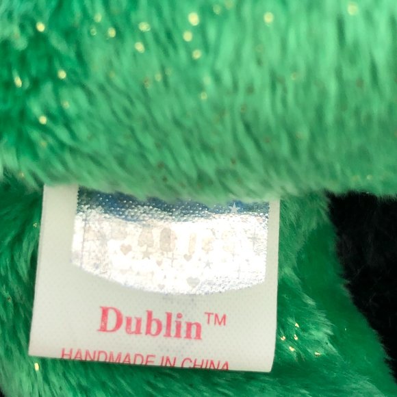 RARE RETIRED Dublin The Bear Ty Beanie Baby 2002 with Hologram NEW Collectible - Picture 6 of 11